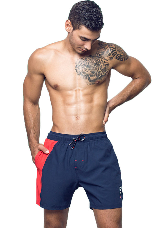 Eco-Friendly Quick dry UV protection Perfect fit"Get Ready to Make a Splash with BWET Swimwear's FreeStyle Beach Shorts! Beach Shorts "LALU" Side pockets-0