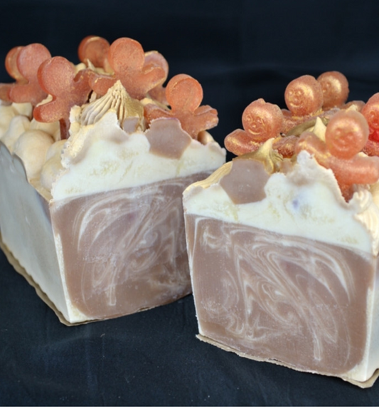 Scrumptuous Gingerbread Soap Slice - Vegan - SLS Free - Cold Process Soap-0