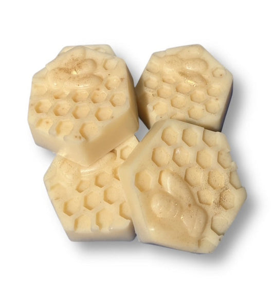 Solid Beeswax Lotion Bar in Lemon Oil with Honey Shea and Cocoa Butter, Coconut Oil and Vitamin E-0