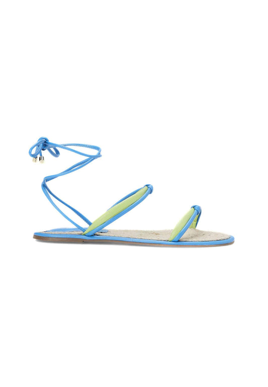 Mangará Urucum Womens Leather LACE-UP SANDALS-0