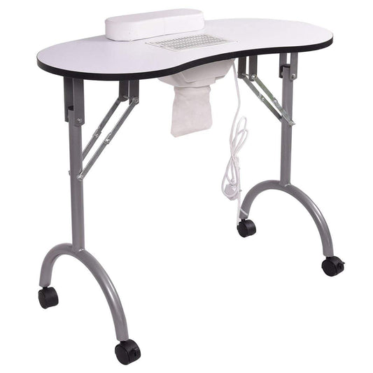 Portable manicure table with gift bag, in 2 types - with fan-0