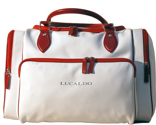 Selective Leather Duffel Bag- R&B-0