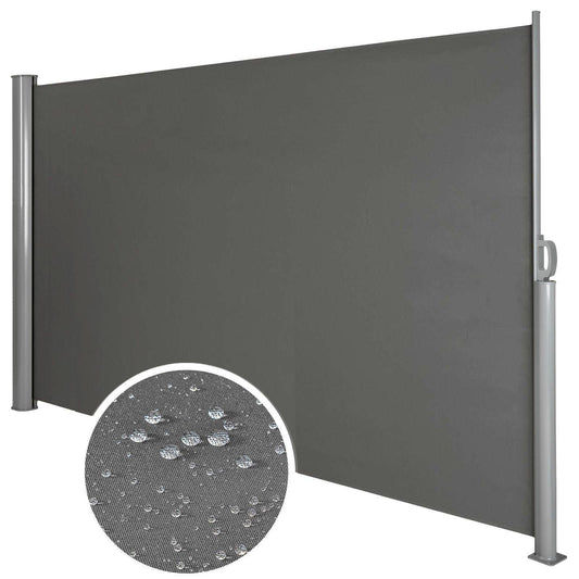 Pull-out shading wall in selectable type and color - simple-dark gray-0