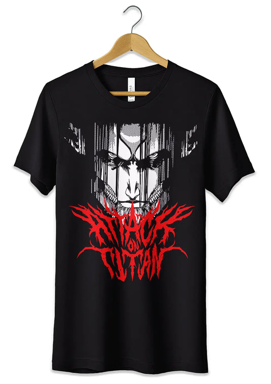 T-Shirt Maglietta Attacco dei Giganti Eren-0
