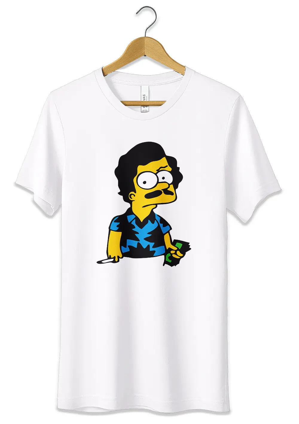 T-Shirt Maglietta Bart Escobar Simpson Divertente-1