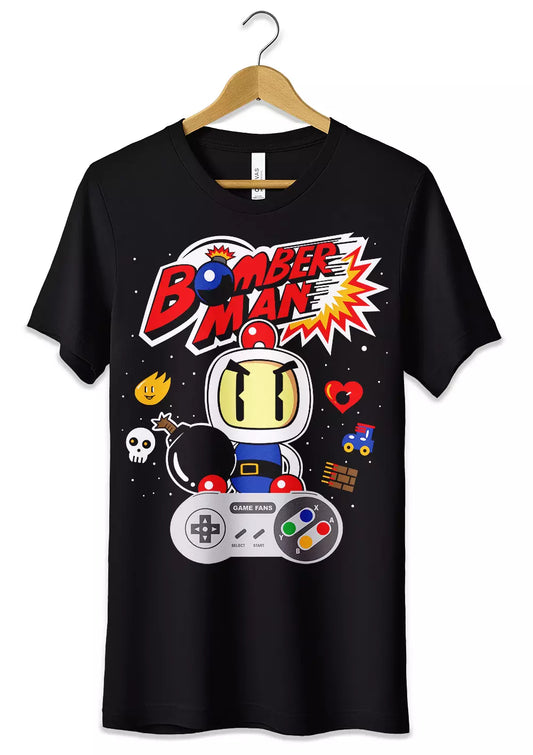 T-Shirt Maglietta Videogames Bomber Man-0