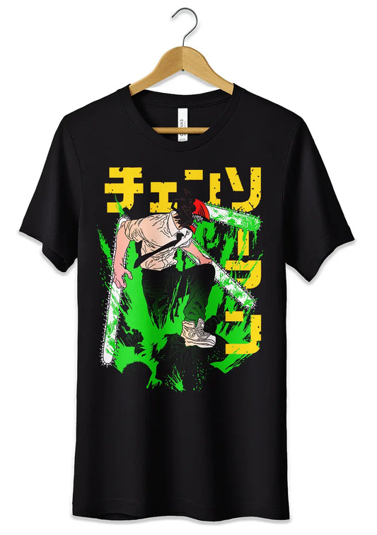 T-Shirt Maglietta Chainsaw Man-0