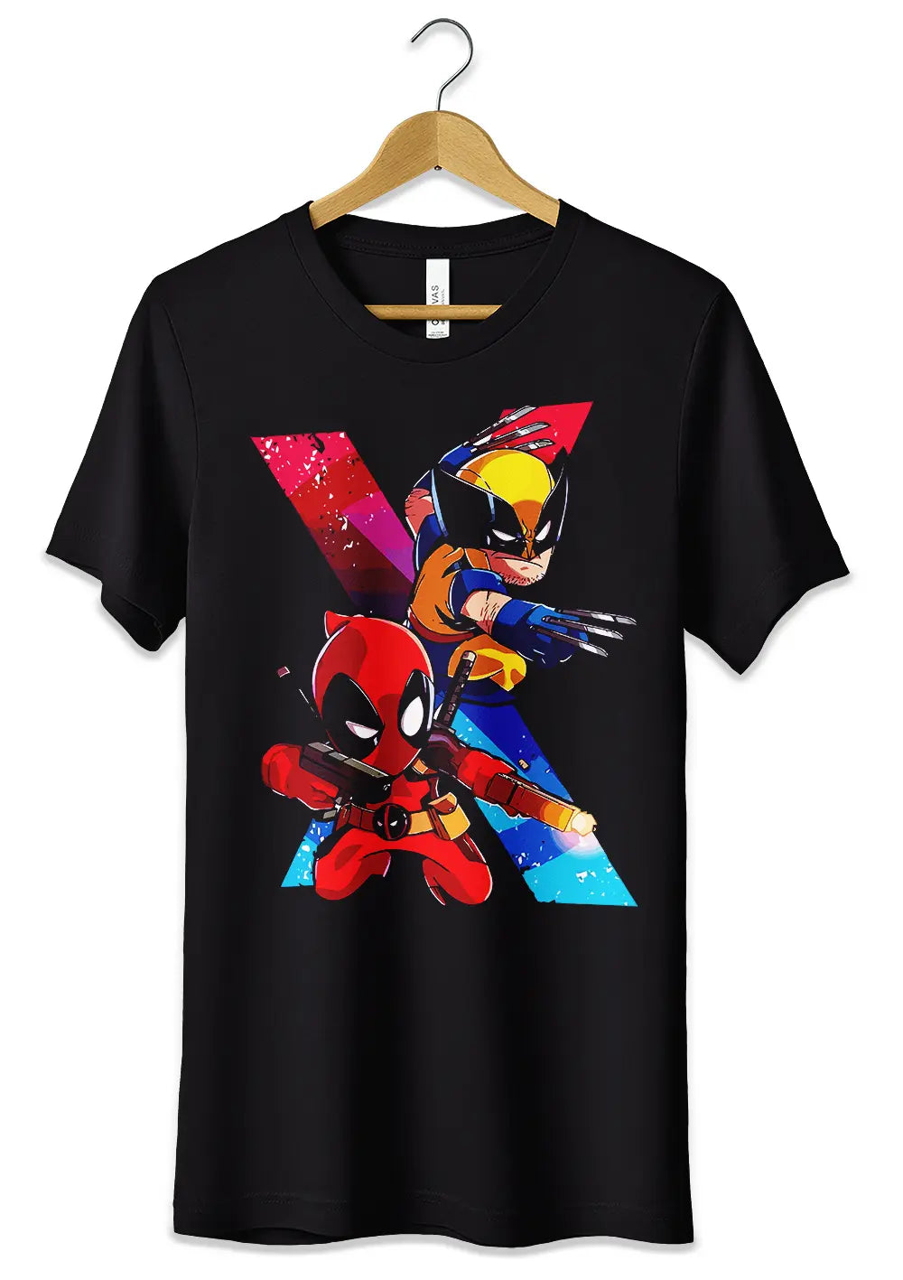 T-Shirt Maglietta Deadpool e Wolverine Film Supereroi-0