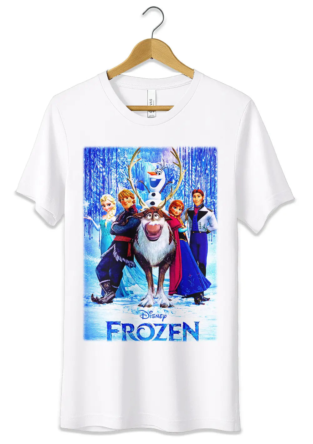 T-Shirt Maglietta Frozen Cartoon Disney-0