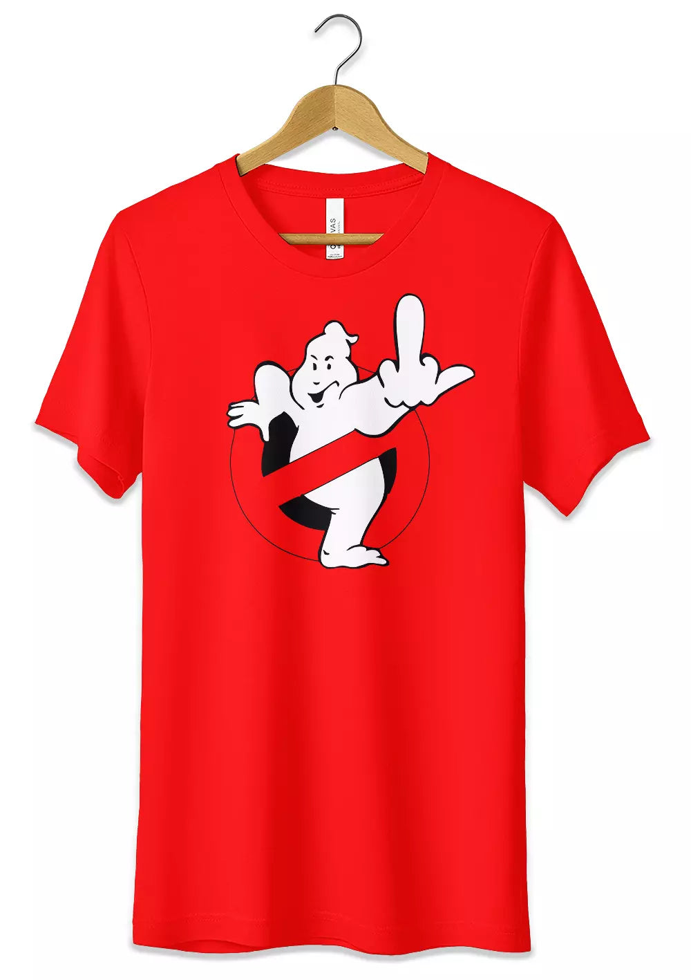 T-Shirt Dito Medio Maglietta Ghostbusters Uomo Donna Bambino-1
