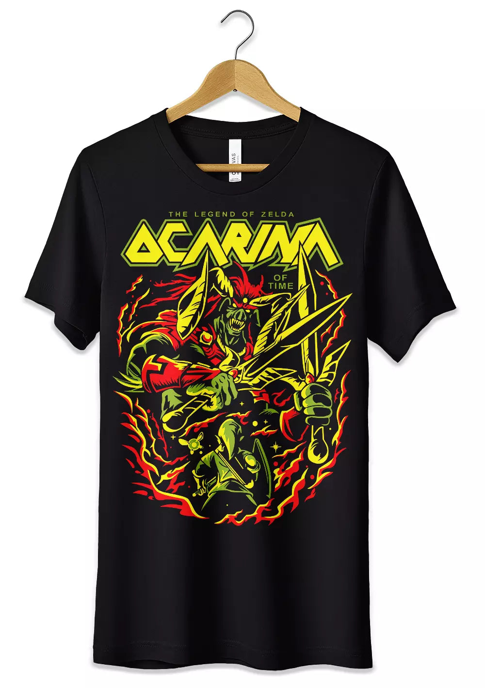 T-Shirt Maglietta Videogames The Legend of Zelda Ocarina of time-0