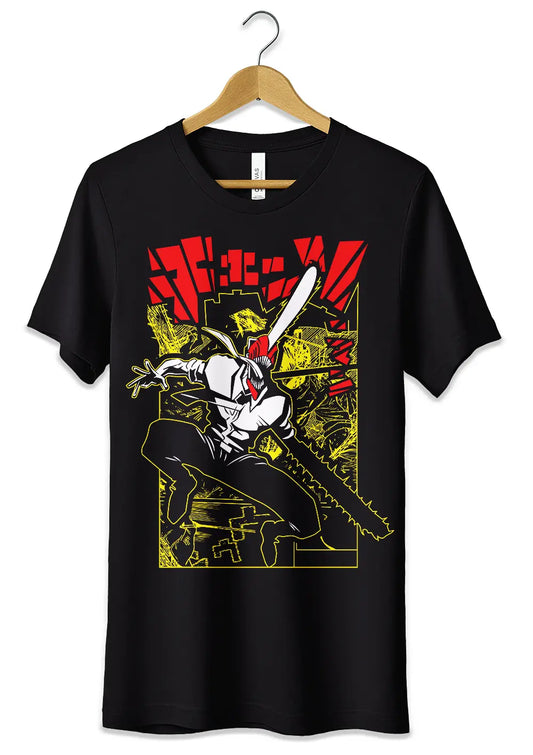 T-Shirt Maglietta Anime Manga Chainsaw Man-0