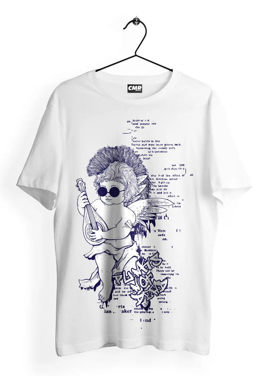 T-Shirt Maglietta Punk Angel Urban Style Unisex-0