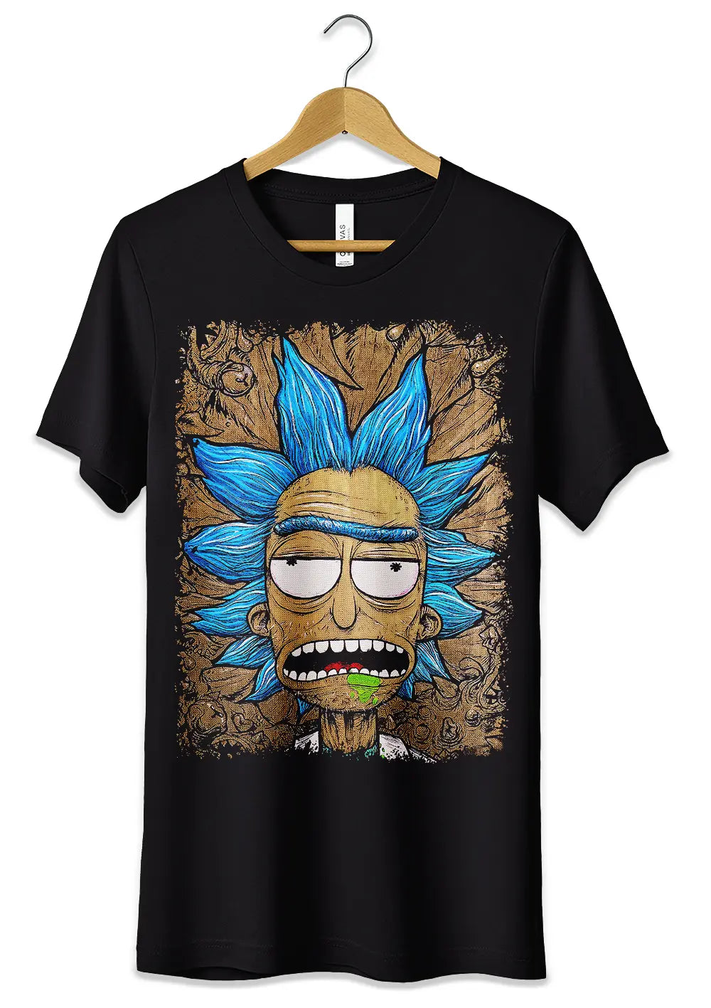T-Shirt Maglietta Rick e Morty Ritratto Rick Sanchez-0