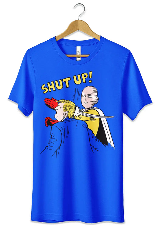T-Shirt Maglietta Saitama vs Trump One Punch Man-0