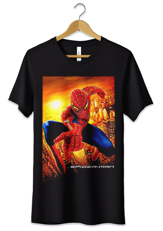 T-Shirt Maglietta Uomo Ragno Marvel Spiderman-0