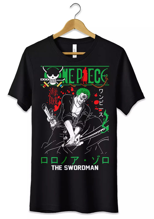 T-Shirt Maglietta Anime Zoro One Piece-0