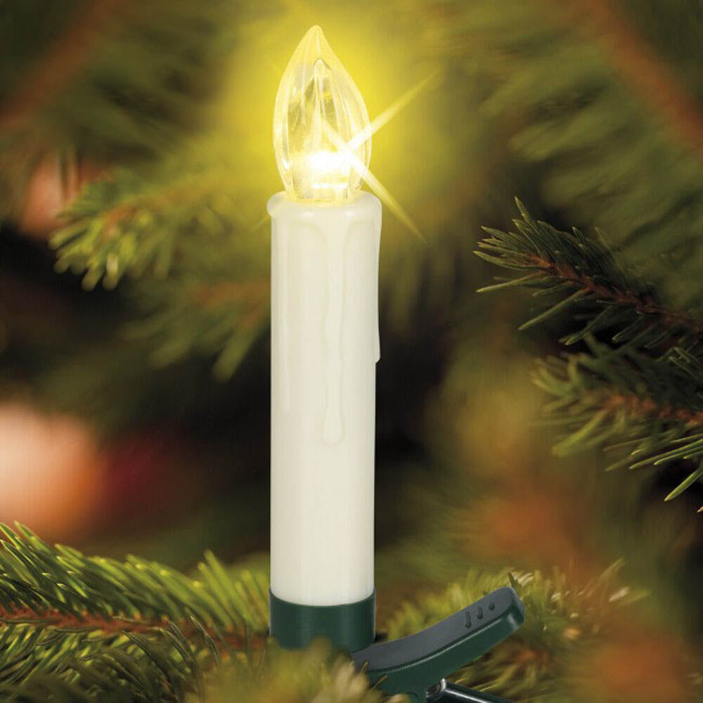 Wireless candle set, 30 pcs., with remote control, in several colors - warm white-2